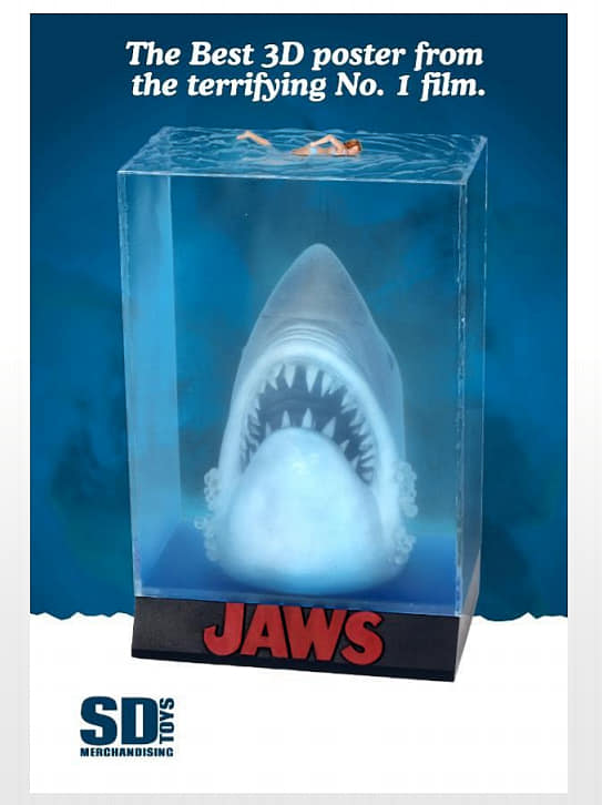 SD Toys Jaws 3D Movie Poster Diorama